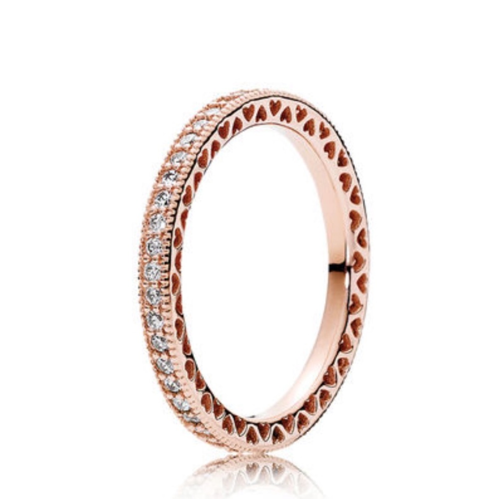 Pandora “Hearts of Pandora” Ring, Rose